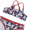 Bañador Bikini Minnie Mouse Azul Marino con Estampados Niña