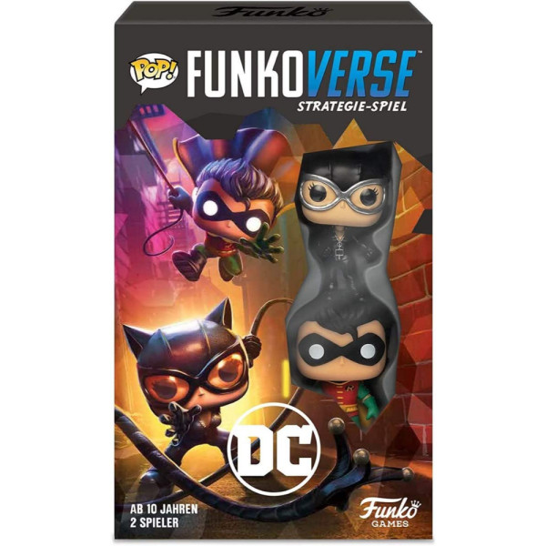 Juego de Mesa Funko Verse DC Comic 2 Figuras Versión Alemán