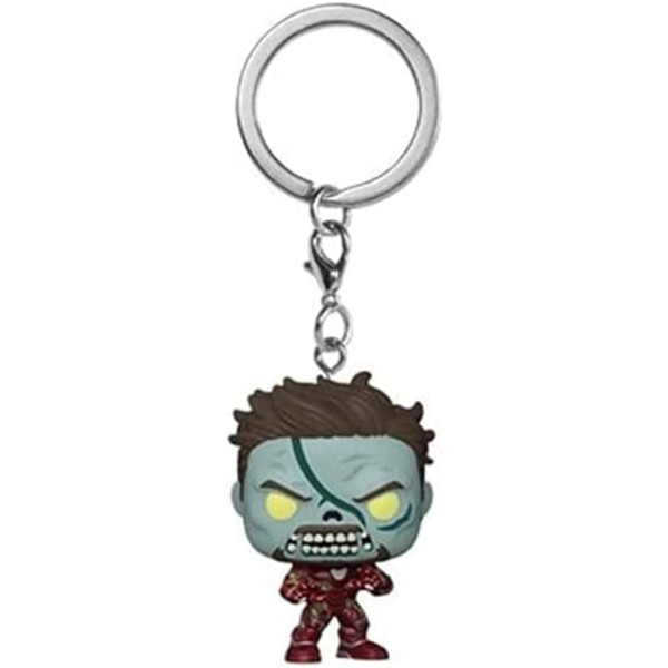 Llavero Funko Pop! Marvel What If…? Zombie Iron Man