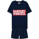 Pijama Verano Marvel Azul Marino Niño