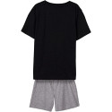 Pijama Manga Corta Batman Negro y Gris Claro Niño