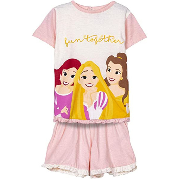 Pijama Manga Corta Princesas Fun Together Bebé
