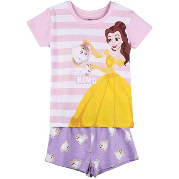 Pijama Manga Corta Frozen Azul Sparkles