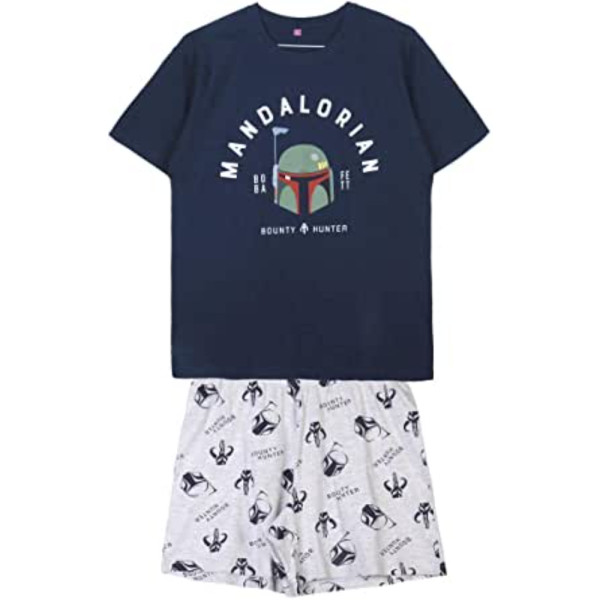 Pijama Manga Corta Star Wars Boba Fett Hombre