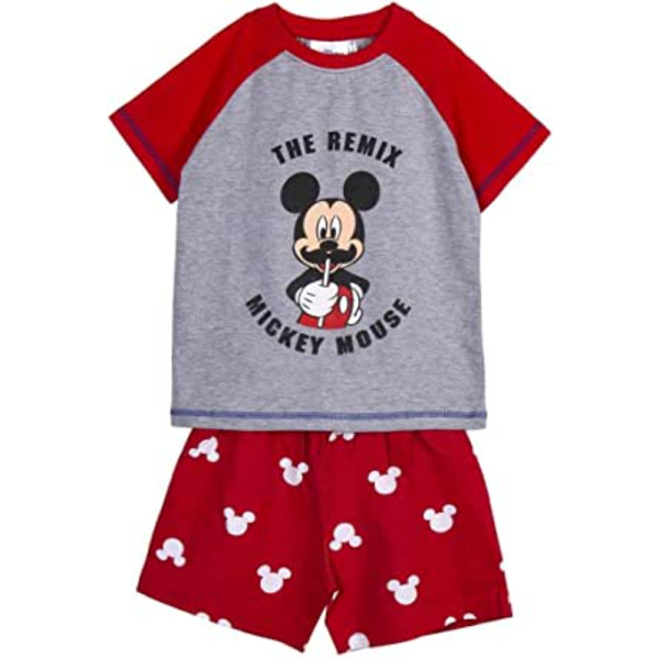 Pijama Manga Corta Mickey Mouse The Remix Niño