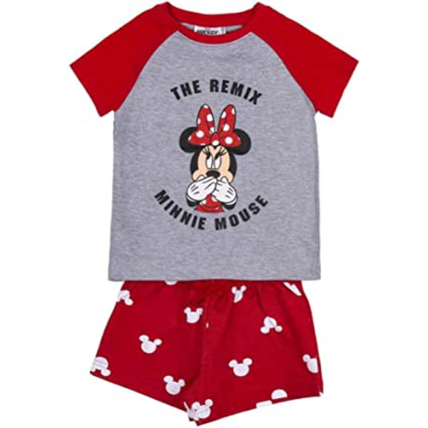 Pijama Manga Corta Minnie Mouse The Remix Niña