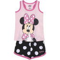 Pijama Sin Mangas Minnie Mouse Rosa Niña