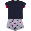 Pijama Manga Corta Minnie Mouse Azul Marino Niña