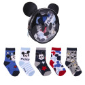 Pack 5 Calcetines con Neceser Mickey Mouse Bebé