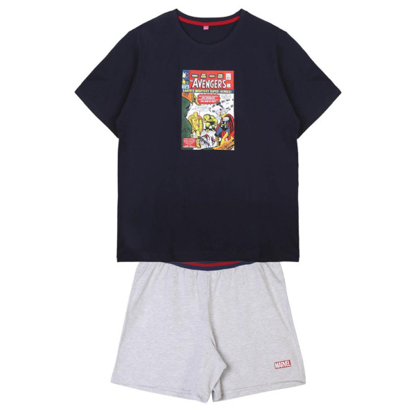 Pijama Manga Corta Avengers Comic Hombre