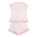 Pijama Manga Corta Minnie Mouse Rosa Bebé