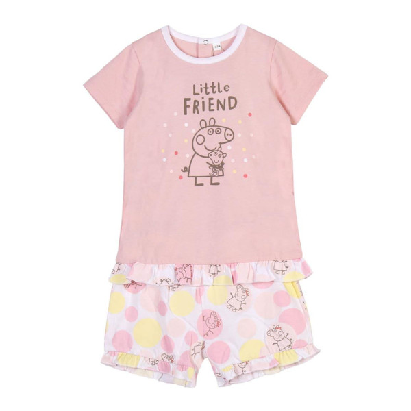 Pijama Manga Corta Peppa Pig Little Friend Bebé