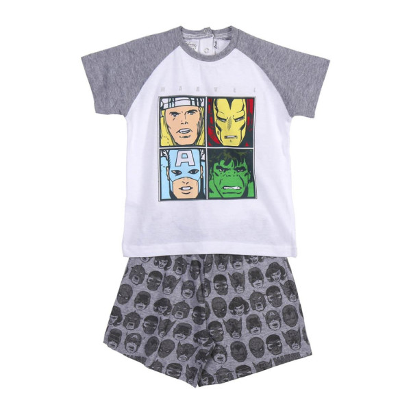 Pijama Manga Corta Avengers Comic Bebé