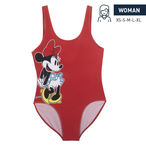 Bañador Minnie Mouse Rojo Mujer