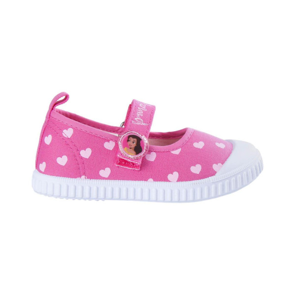 Zapatillas Merceditas Princesas Rosas Corazones Niña