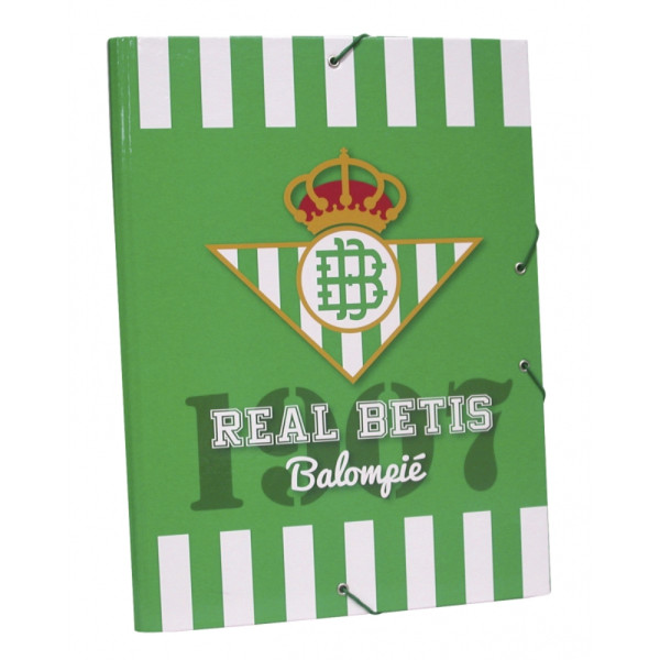 Carpeta de Solapas Real Betis A4 a Rayas