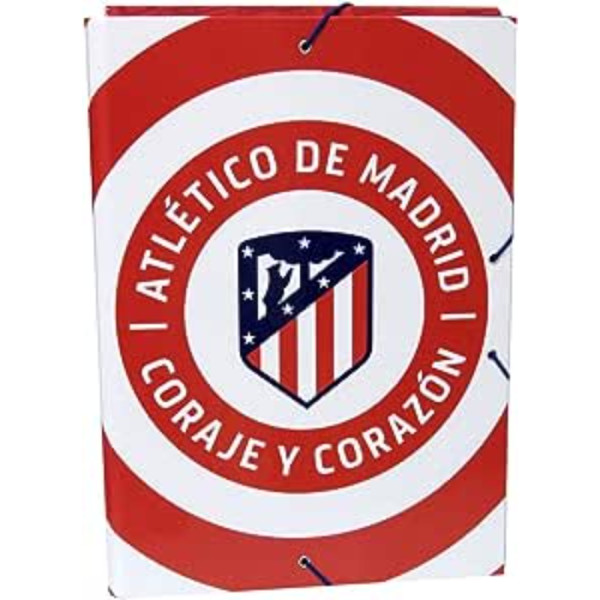 Carpeta de Solapas Atlético de Madrid A4 Coraje y Corazón