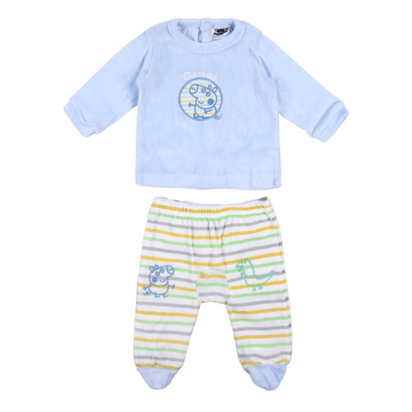 Pelele Peppa Pig George Azul Bebé