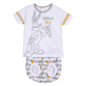 Pijama Manga Corta Mickey Looney Tunes Snack Time Bebé