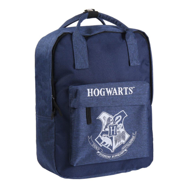 Mochila Cuadrada Harry Potter Hogwarts Azul