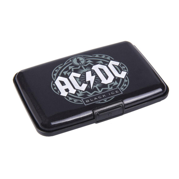 Cartera Tarjetero Metálico AC/DC Black Ice
