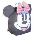 Mochila Guardería 3D Minnie Mouse Face Gris