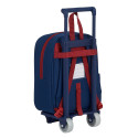 Mochila Trolley con Ruedas Guardería Fc Barcelona Rayas