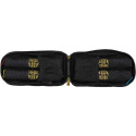 Plumier con 4 Estuches Vacíos FC Barcelona Negro y Dorado