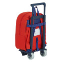 Mochila Trolley con Ruedas Guardería Atlético de Madrid Rayas