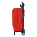 Mochila Trolley con Ruedas Guardería Atlético de Madrid Rayas