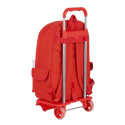 Mochila Trolley con Ruedas Atlético de Madrid Full Rojo