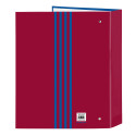 Carpeta de 4 Anillas FC Barcelona Azul y Burdeos A4