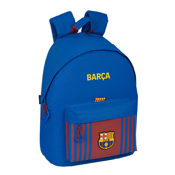Mochila FC Barcelona Azul Marino Rayas Verticales