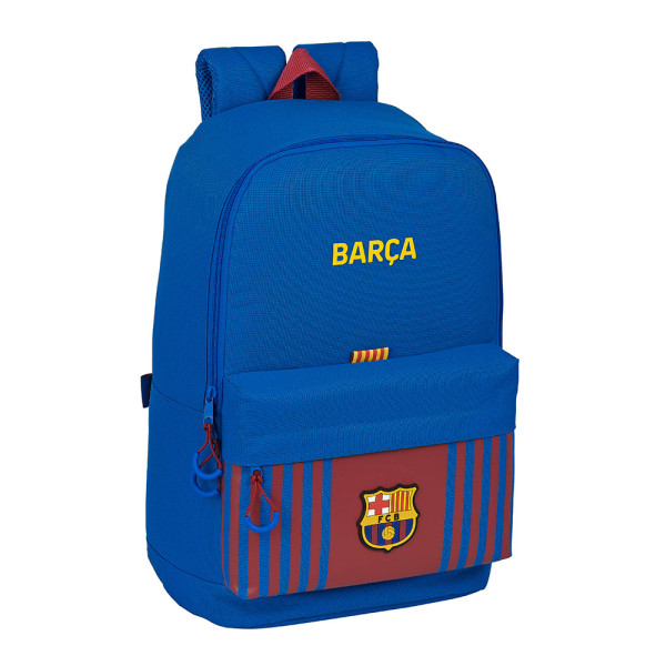 Mochila Grande Fc Barcelona con Rayas Verticales