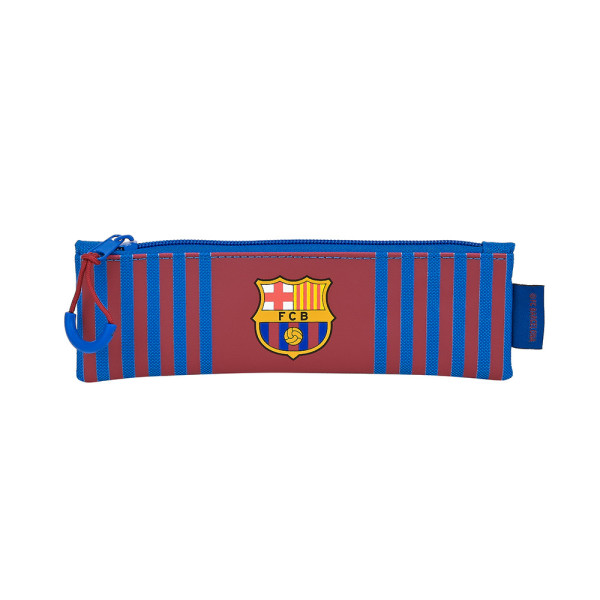 Estuche Portatodo Rectangular Plano Fc Barcelona Rayas
