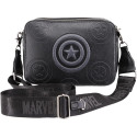 Bolso Bandolera Capitán América Defense Negro