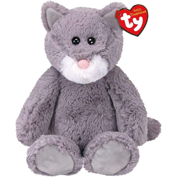 Peluche TY Attic Gato Gris 23 CM