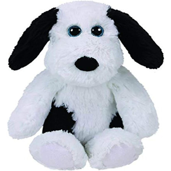 Peluche TY Muggy Perro Blanco y Negro 23 CM