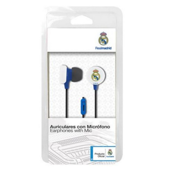 Auriculares Real Madrid Botón Escudo