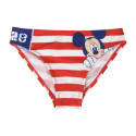 Bañador Slip Mickey Mouse Rojo Rayas Niño