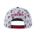 Gorra Harry Potter Gris y Burdeos Hip Hop Niño