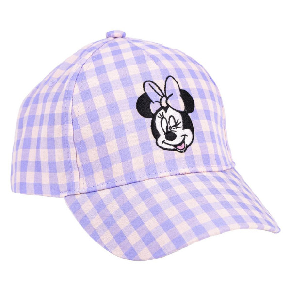 Gorra Minnie Mouse Cuadros Vichy Niña
