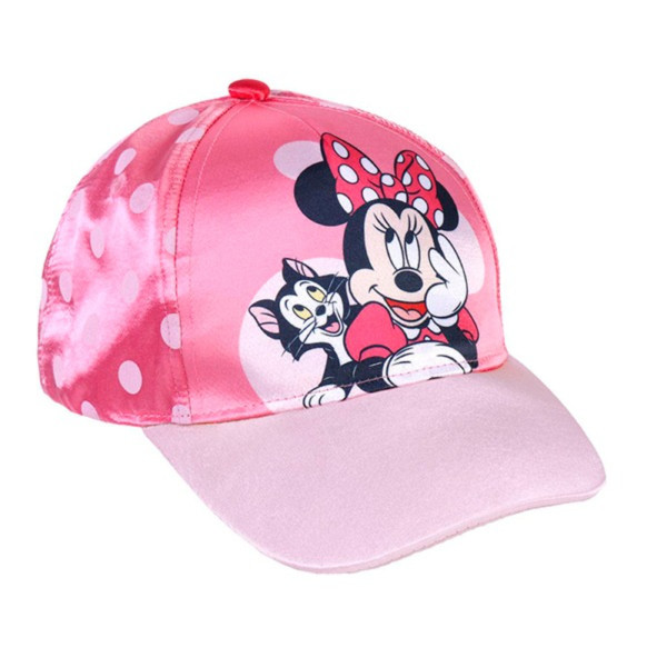 Gorra Minnie Mouse Cat Rosa Lunares Niña