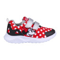 Zapatillas Deportivas Minnie Mouse Lunares Rojo Niña
