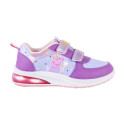 Zapatillas Deportivas con Luces Peppa Pig Magic Moradas Niña