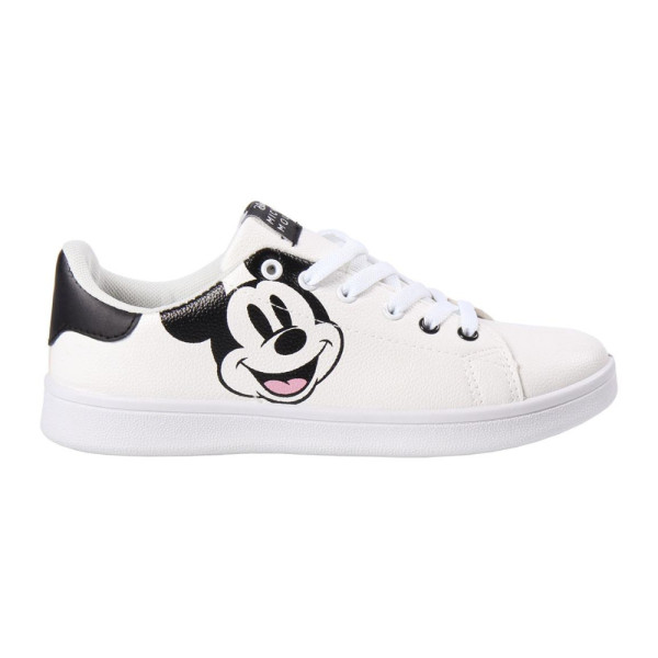 Zapatillas Deportivas con Cordones Mickey Mouse Blancas Niño
