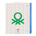 Carpeta de 4 Anillas Benetton Topitos Lomo Ancho A4