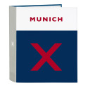 Carpeta de 4 Anillas Munich College Lomo Ancho A4