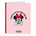 Carpeta de 4 Anillas Minnie Mouse Me Time A4