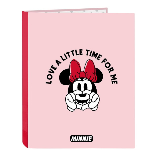 Carpeta de 4 Anillas Minnie Mouse Me Time A4